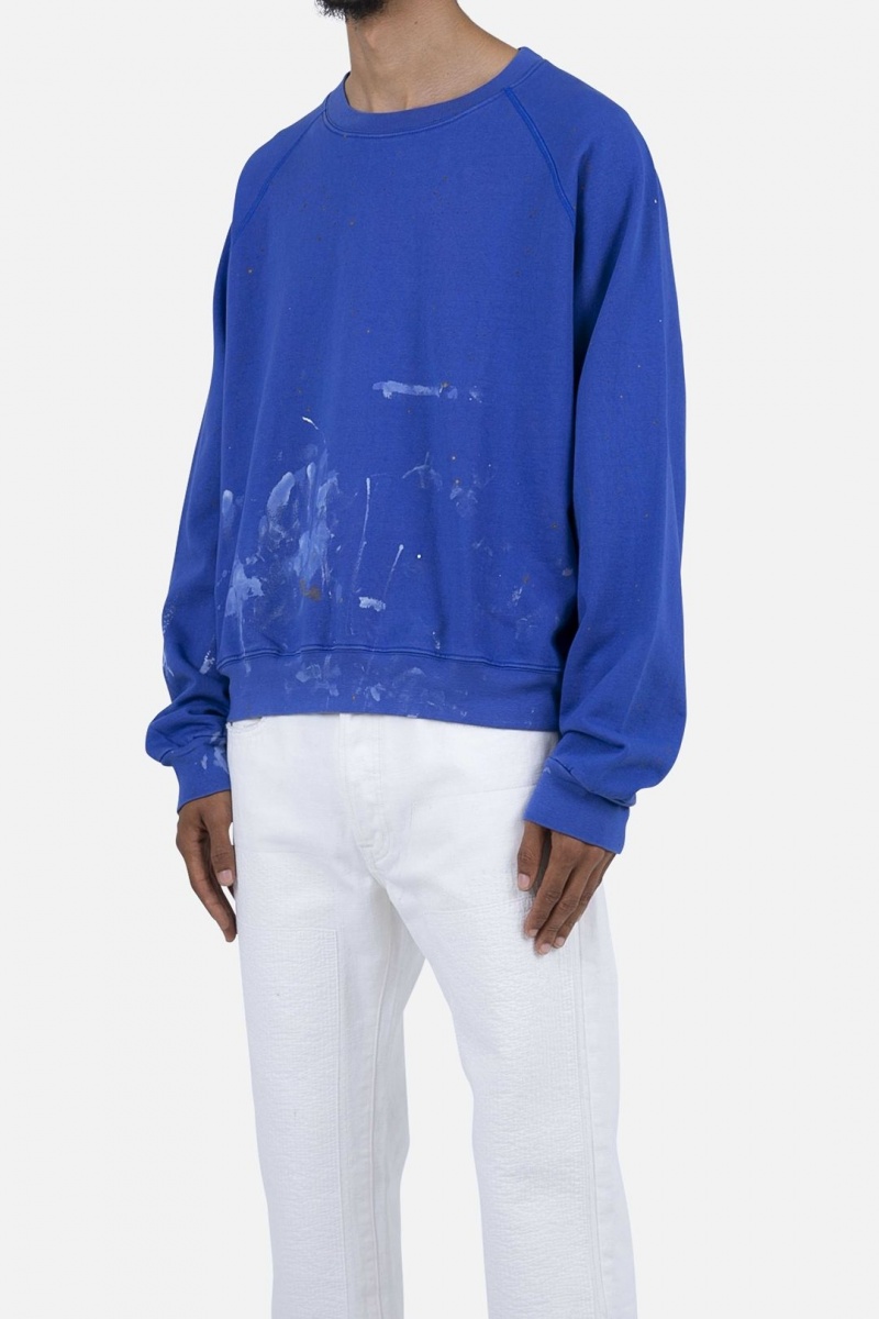 Sweats Mnml Painter Crewneck Bleu Homme | JOJ-6273520