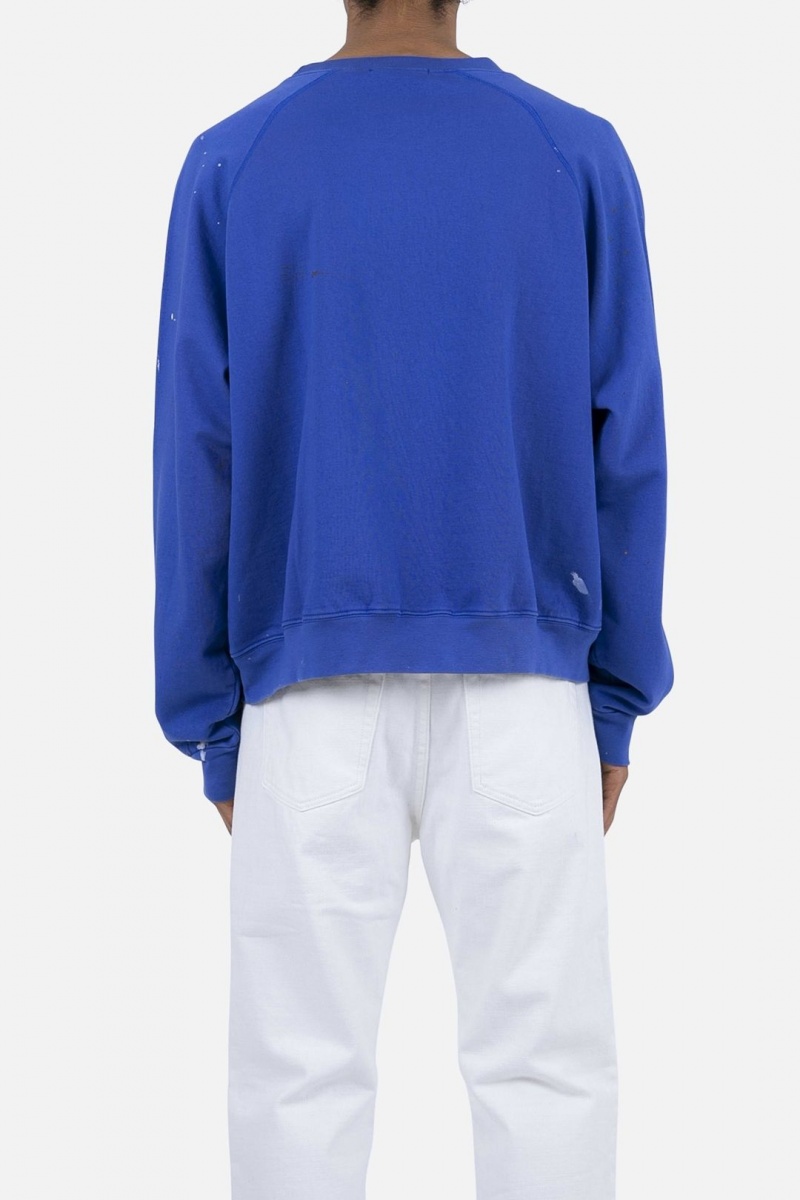 Sweats Mnml Painter Crewneck Bleu Homme | JOJ-6273520