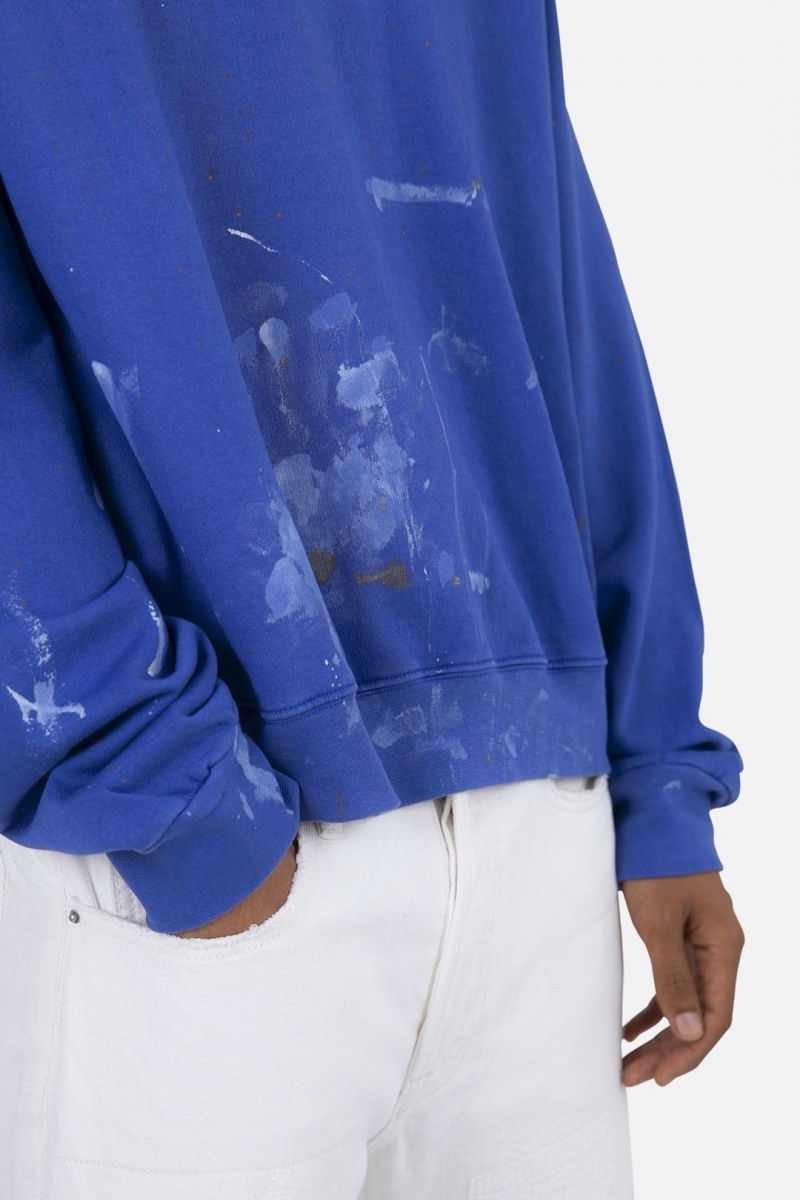 Sweats Mnml Painter Crewneck Bleu Homme | JOJ-6273520