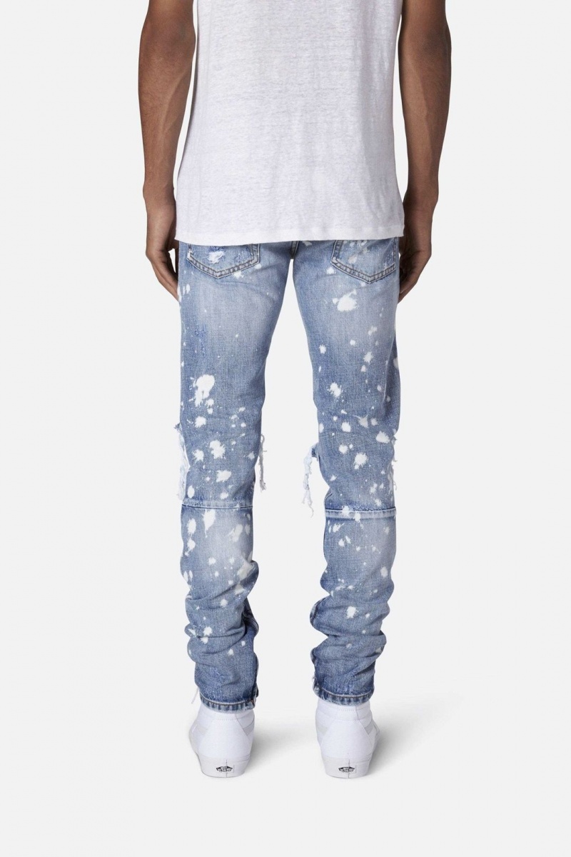 Slim Denim Mnml M1 Splash Slim Denim Bleu Homme | KWA-8133680