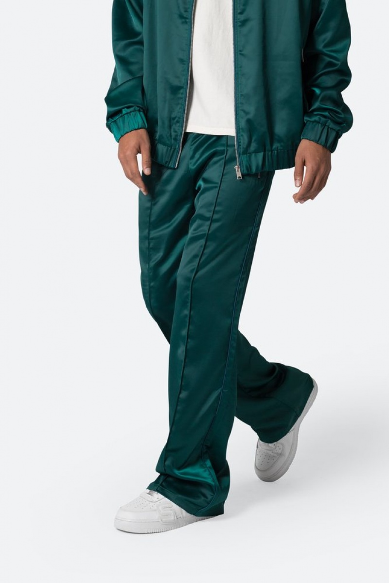 Pants & Chinos Mnml Satin Stacked Pants Vert  | ZUJ-1704718