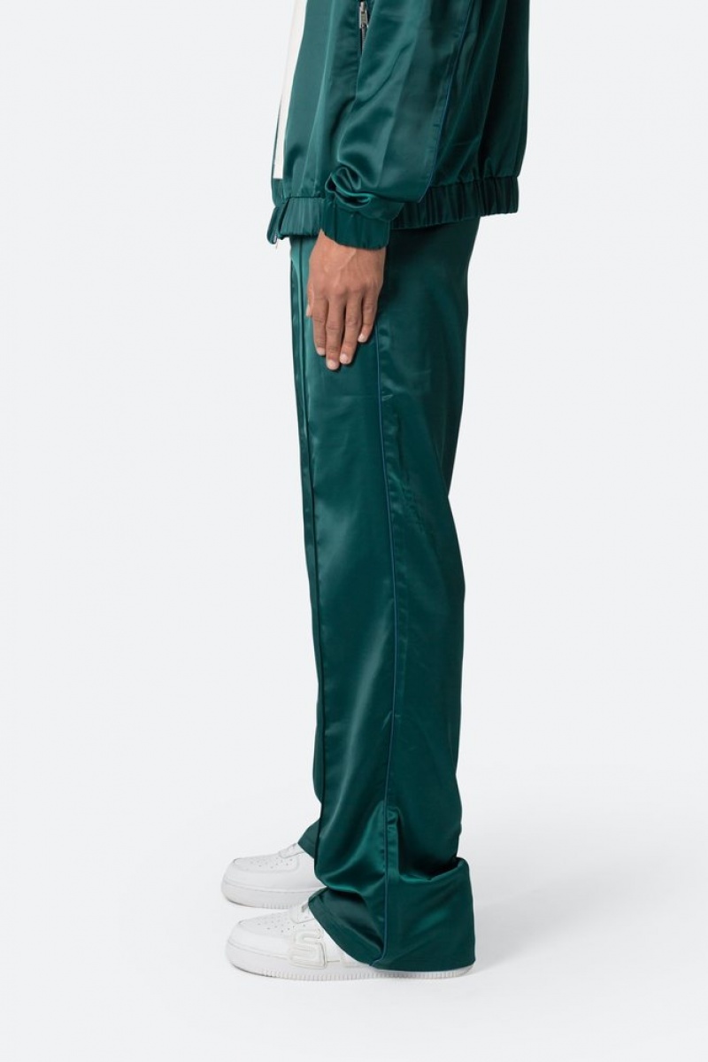 Pants & Chinos Mnml Satin Stacked Pants Vert  | ZUJ-1704718