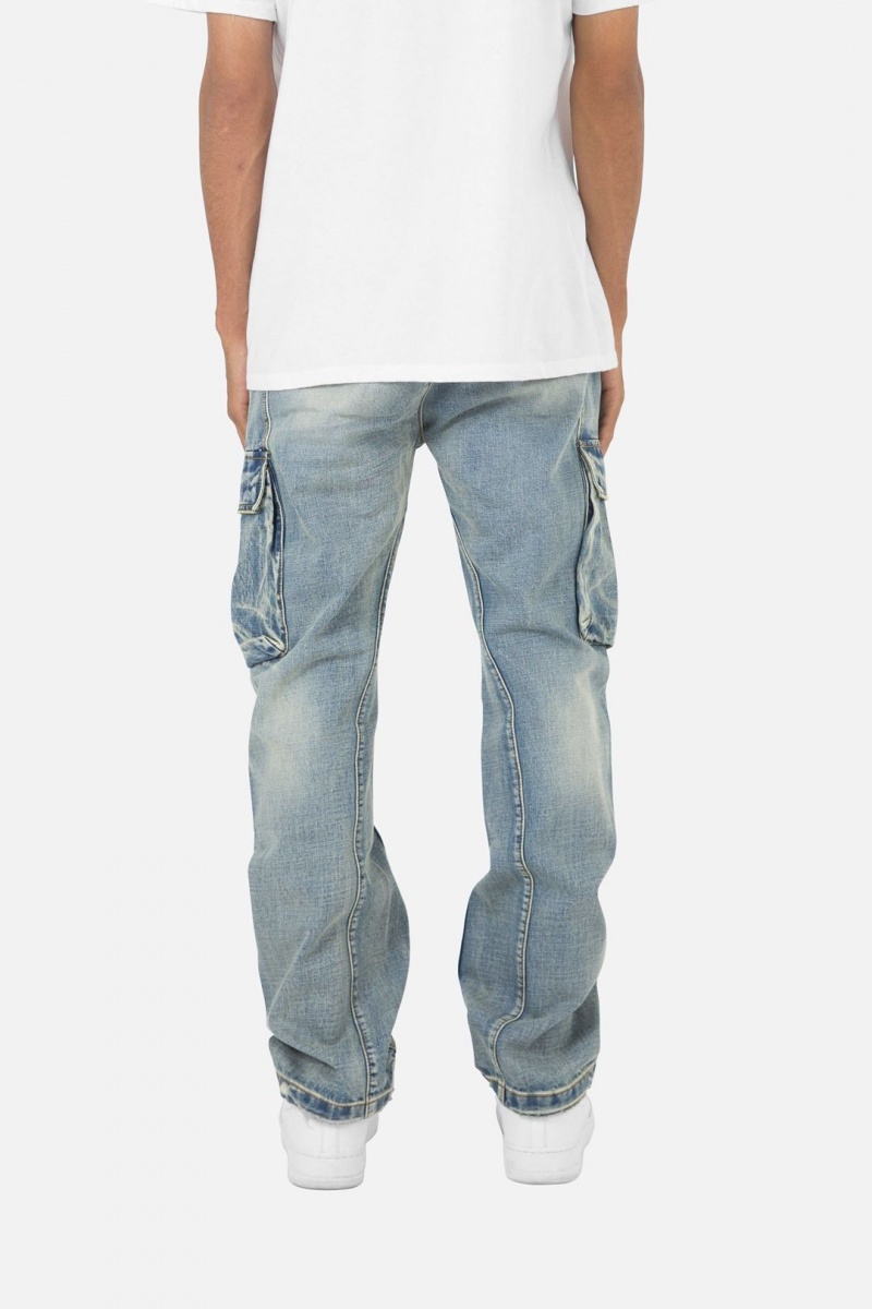 Baggy Denim Mnml V216 Cargo Baggy Denim Bleu Homme | NVP-8576776