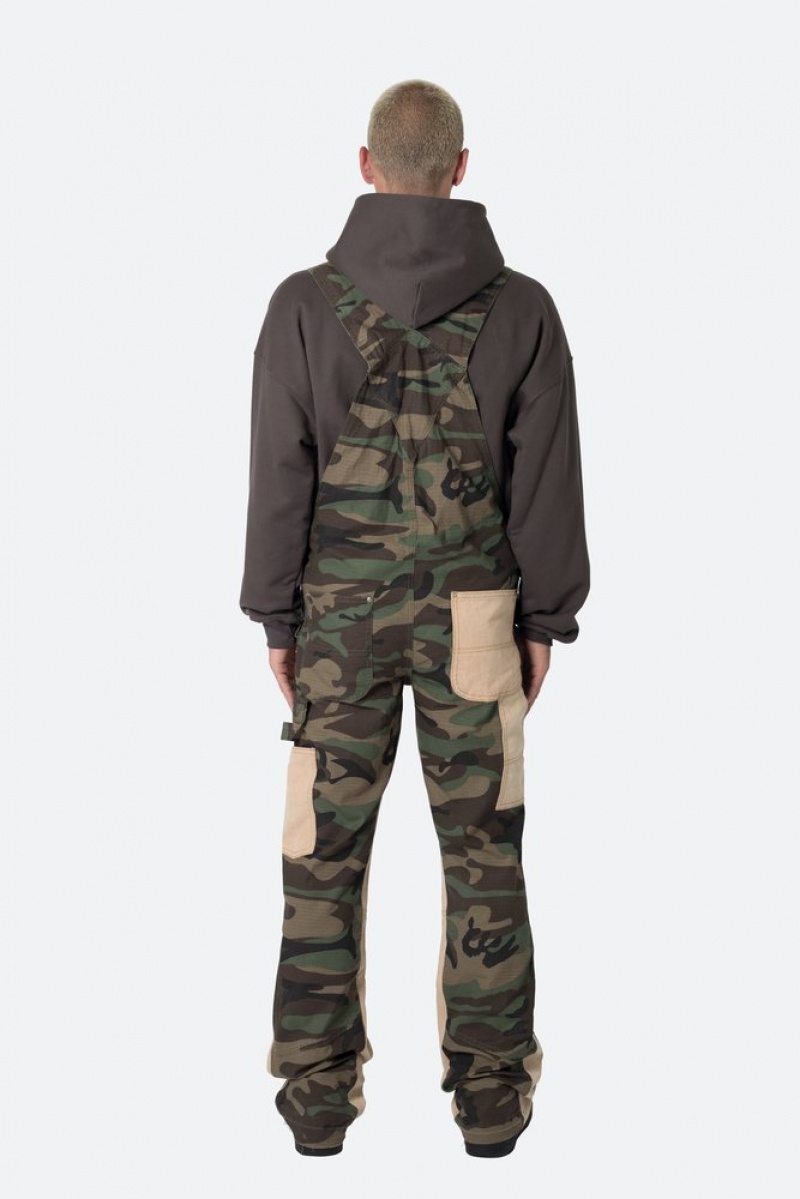 Pants & Chinos Mnml Painter Flare Overalls Camouflage  | SXX-5702428