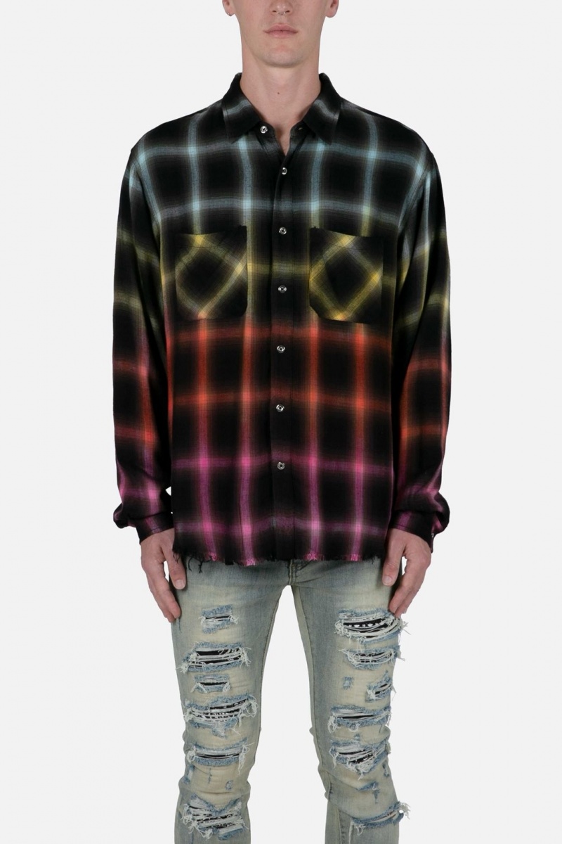 Chemises Mnml Ombre Flannel Shirt Multi Homme | AJE-1488394