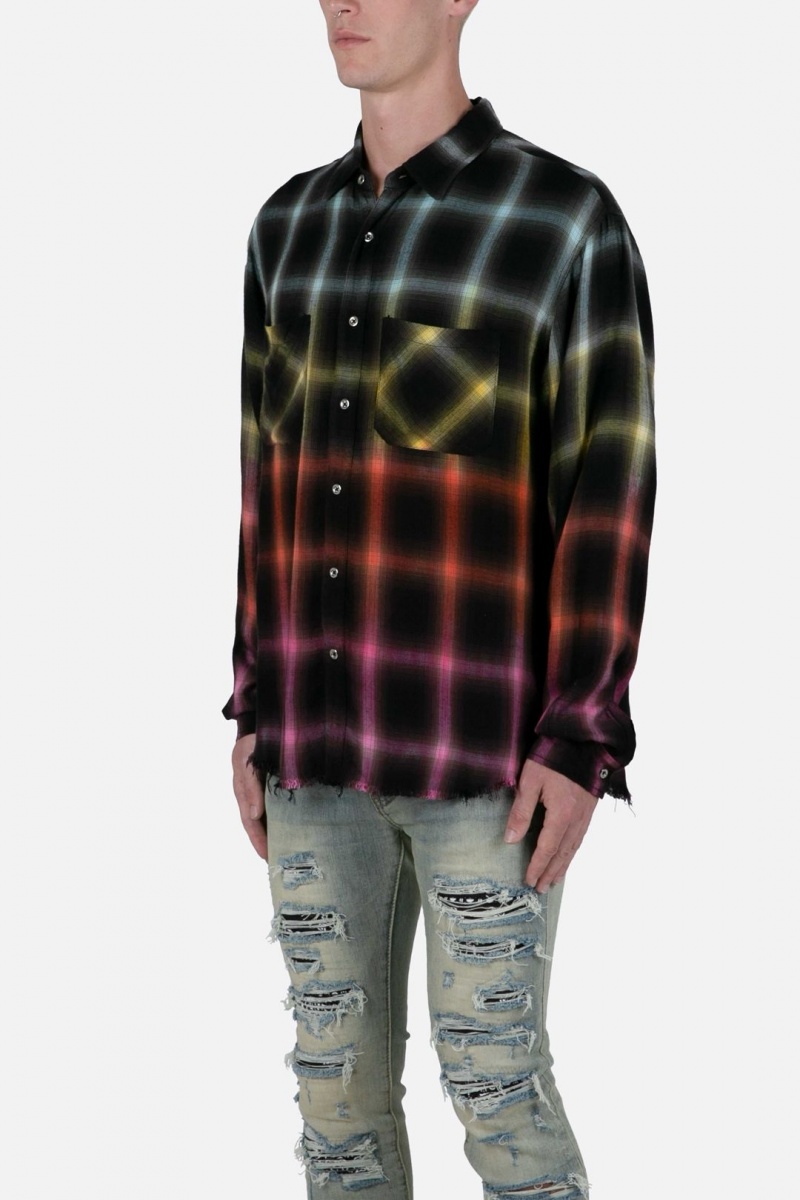 Chemises Mnml Ombre Flannel Shirt Multi Homme | AJE-1488394