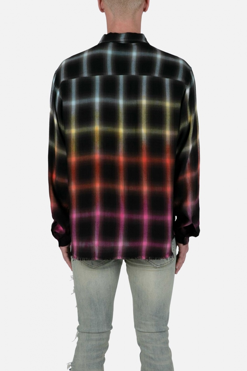 Chemises Mnml Ombre Flannel Shirt Multi Homme | AJE-1488394