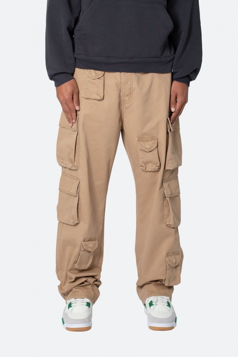 Cargos Mnml Baggy Cargo Pants Kaki  | GRL-2120706