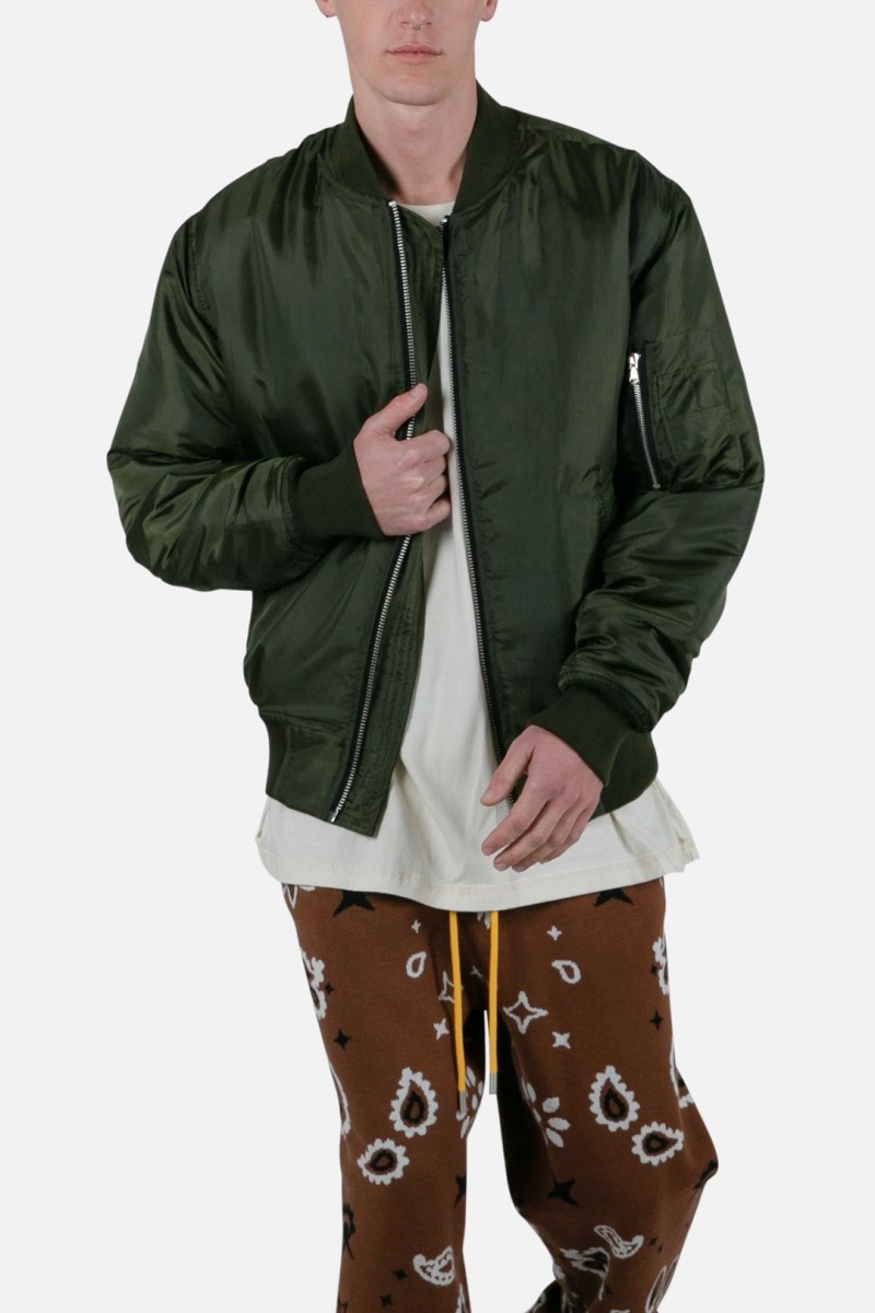 Vestes Mnml Legere Bomber Jacket Vert Olive Homme | RHX-4935807