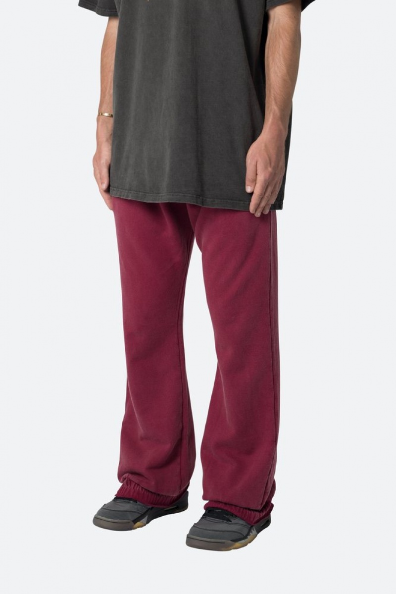 Pantalon Survêtement Mnml Washed Flare Sweatpants Magenta  | FWR-9980391