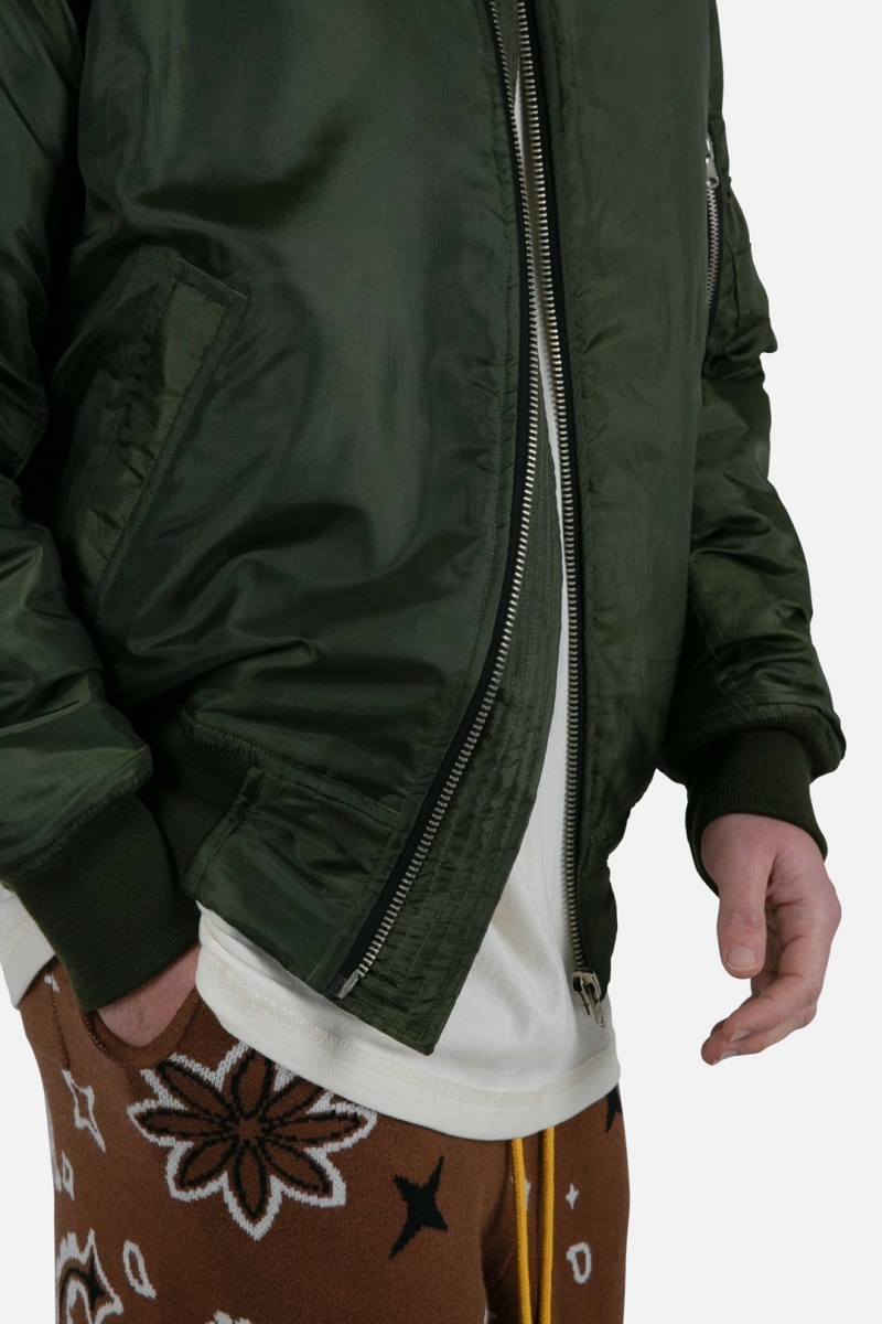 Vestes Mnml Legere Bomber Jacket Vert Olive Homme | RHX-4935807