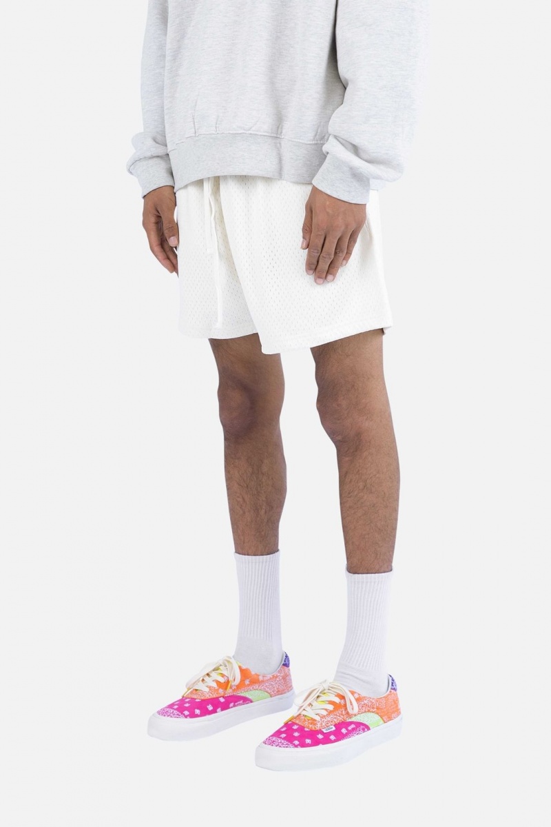 Short Mnml Every Day Mesh Shorts Blanche Homme | VXN-8391302