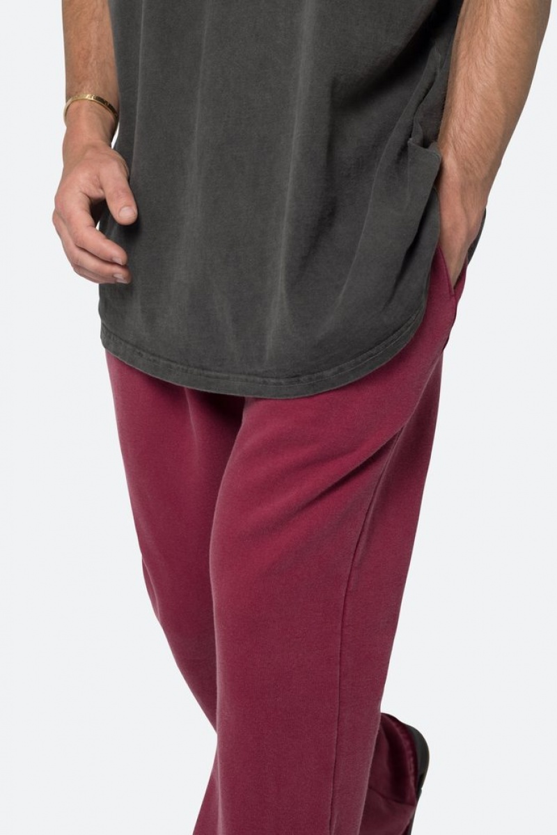 Pantalon Survêtement Mnml Washed Flare Sweatpants Magenta  | FWR-9980391