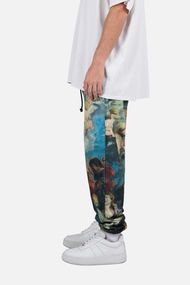 Pantalon Survêtement Mnml Renaissance Sweatpants Blue/Multi  | QZQ-9018633