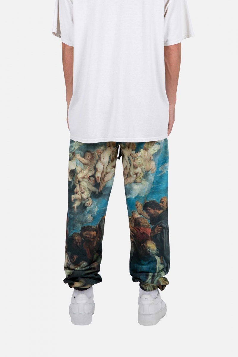 Pantalon Survêtement Mnml Renaissance Sweatpants Blue/Multi  | QZQ-9018633