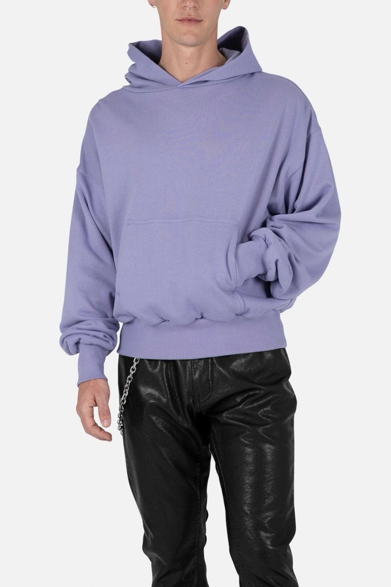 Sweats Mnml Double Layer Hoodie Violette Homme | HJE-8391566