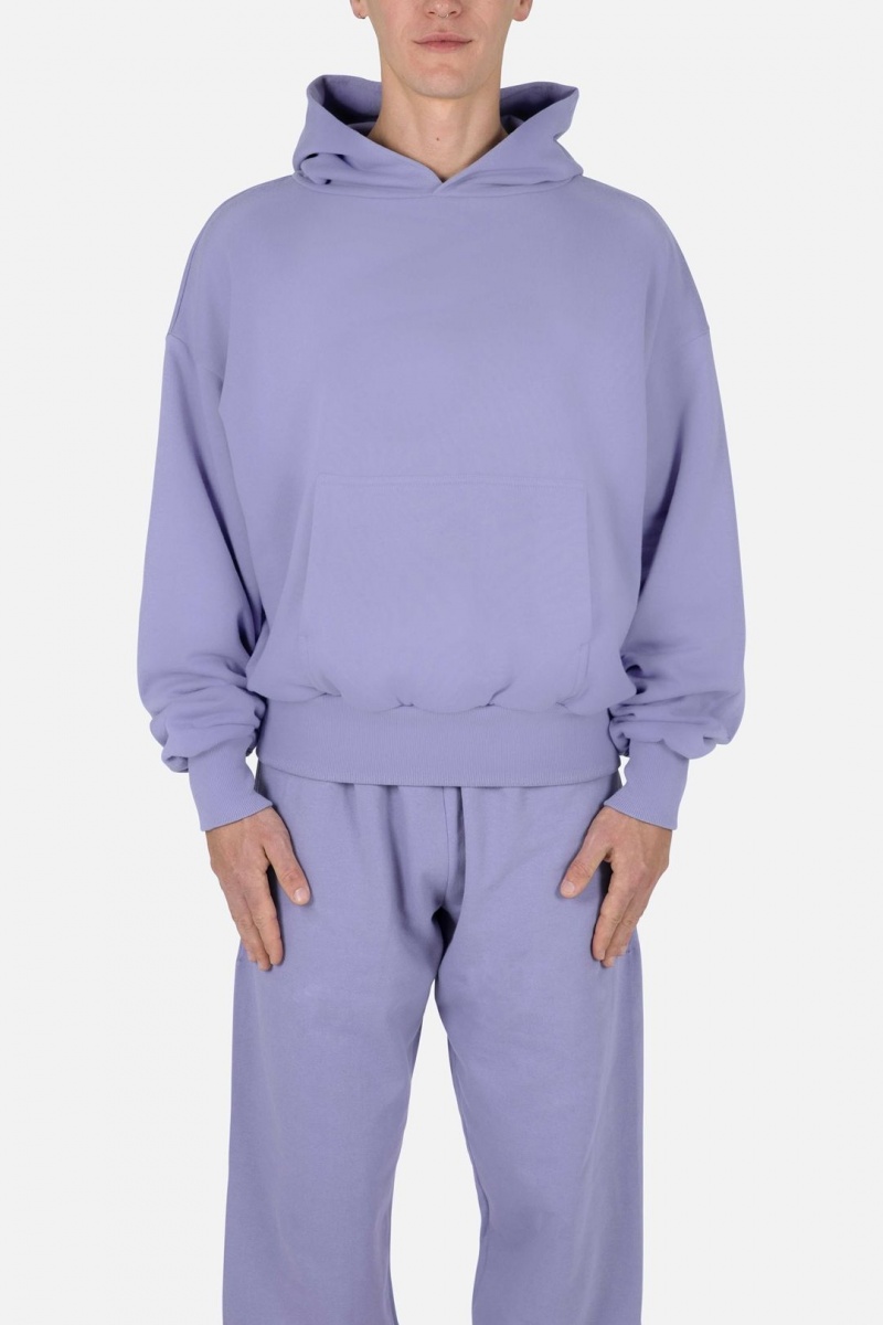 Sweats Mnml Double Layer Hoodie Violette Homme | HJE-8391566