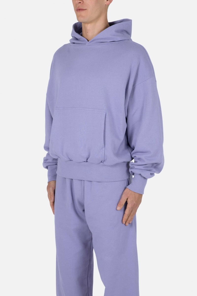 Sweats Mnml Double Layer Hoodie Violette Homme | HJE-8391566