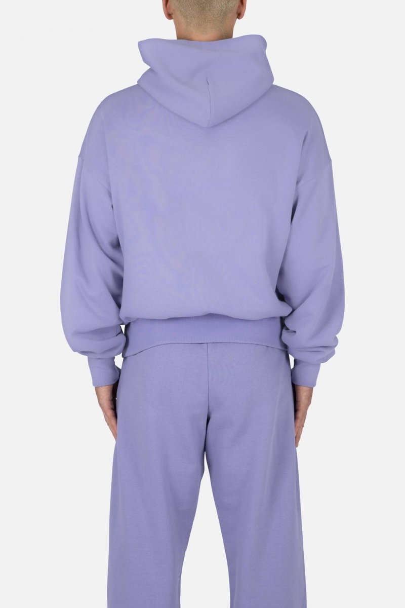 Sweats Mnml Double Layer Hoodie Violette Homme | HJE-8391566