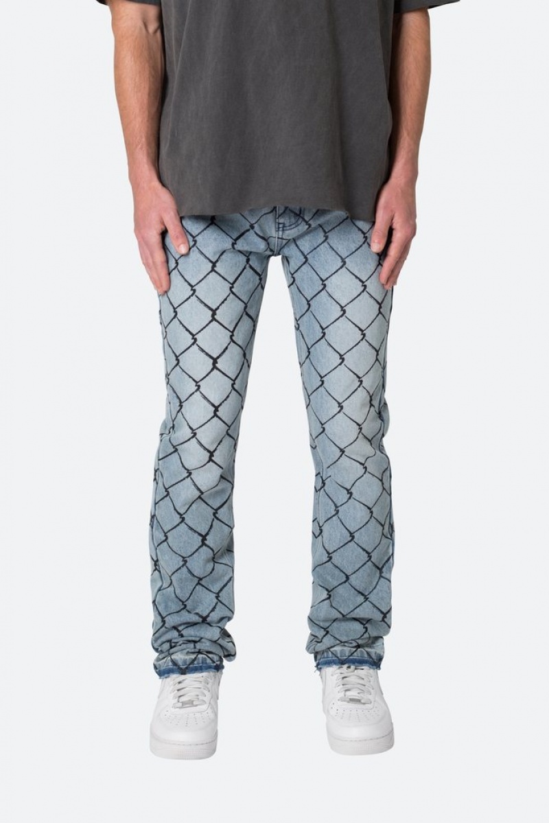 Straight Denim Mnml D552 Chainlink Denim Bleu  | EHX-4250796