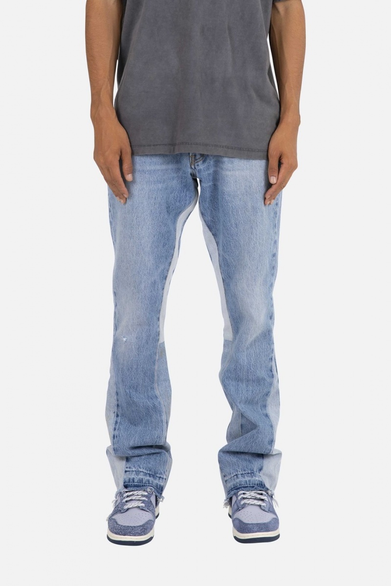 Flare Denim Mnml B221 Flare Denim Bleu Homme | VRA-5182541