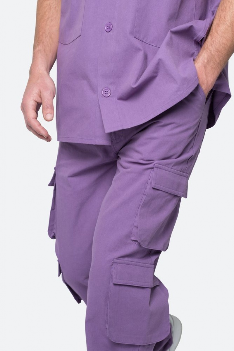 Cargos Mnml Coton Cargo Pants Violette  | UTQ-4958333