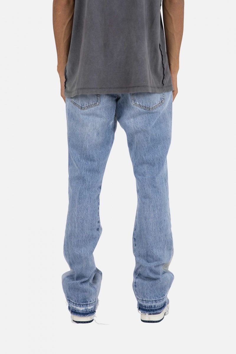 Flare Denim Mnml B221 Flare Denim Bleu Homme | VRA-5182541