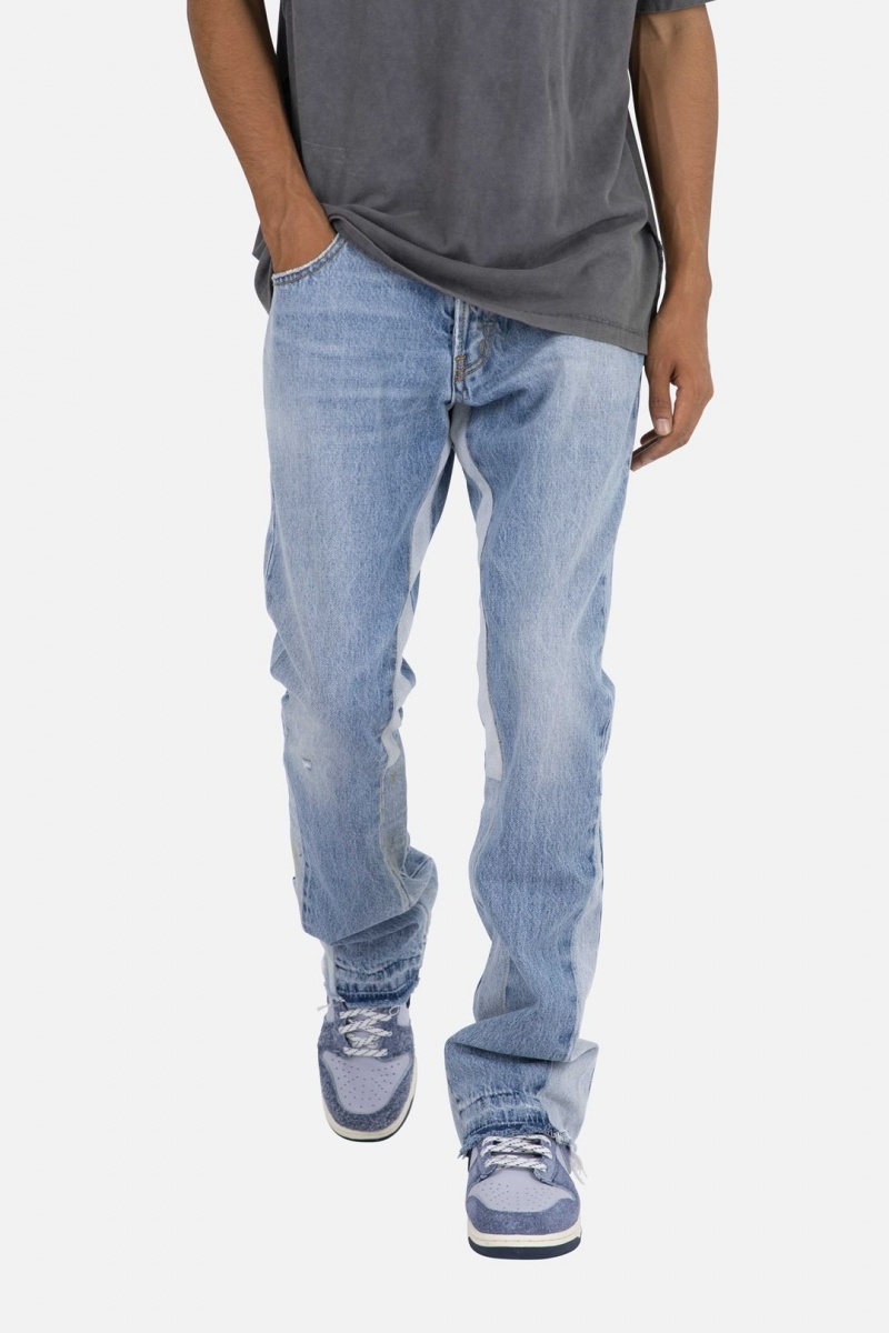 Flare Denim Mnml B221 Flare Denim Bleu Homme | VRA-5182541