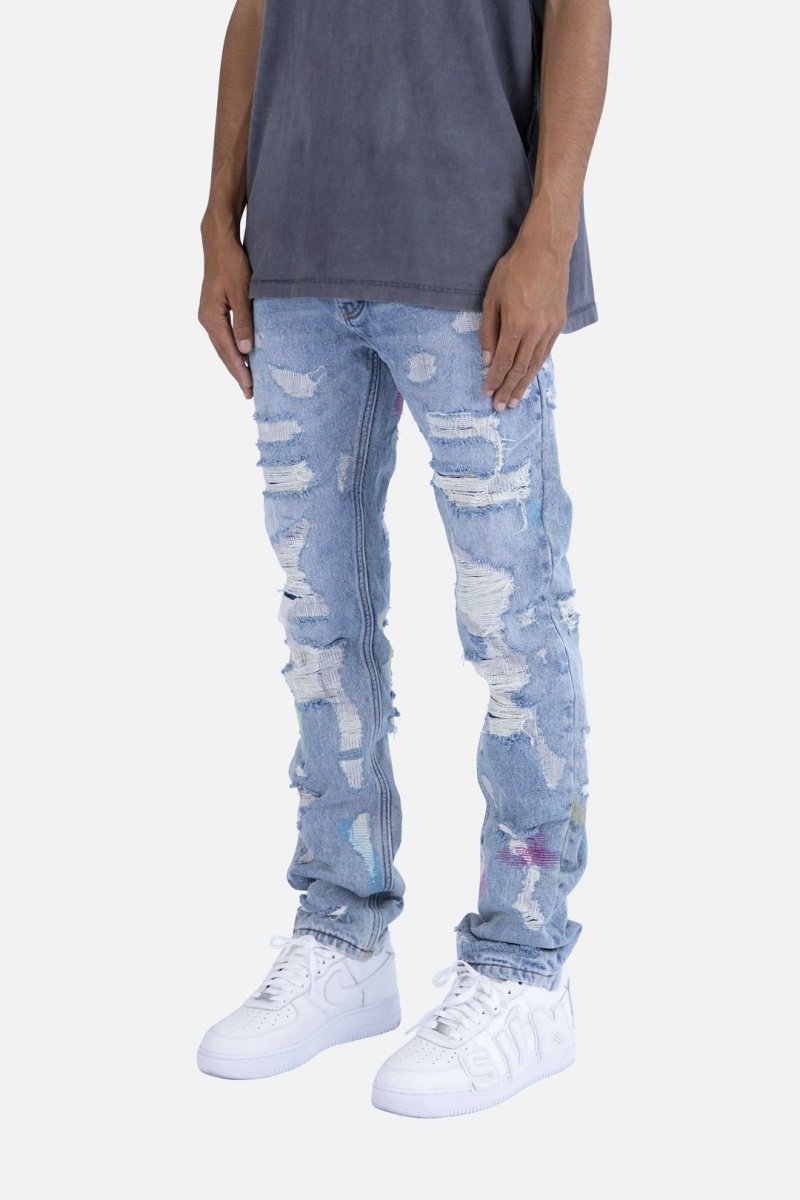 Straight Denim Mnml D276 Droit Denim Bleu Homme | OAT-8677721