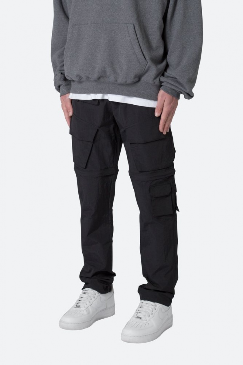 Cargos Mnml Nylon Cargo Traveler Pants Noir  | TMH-2152603