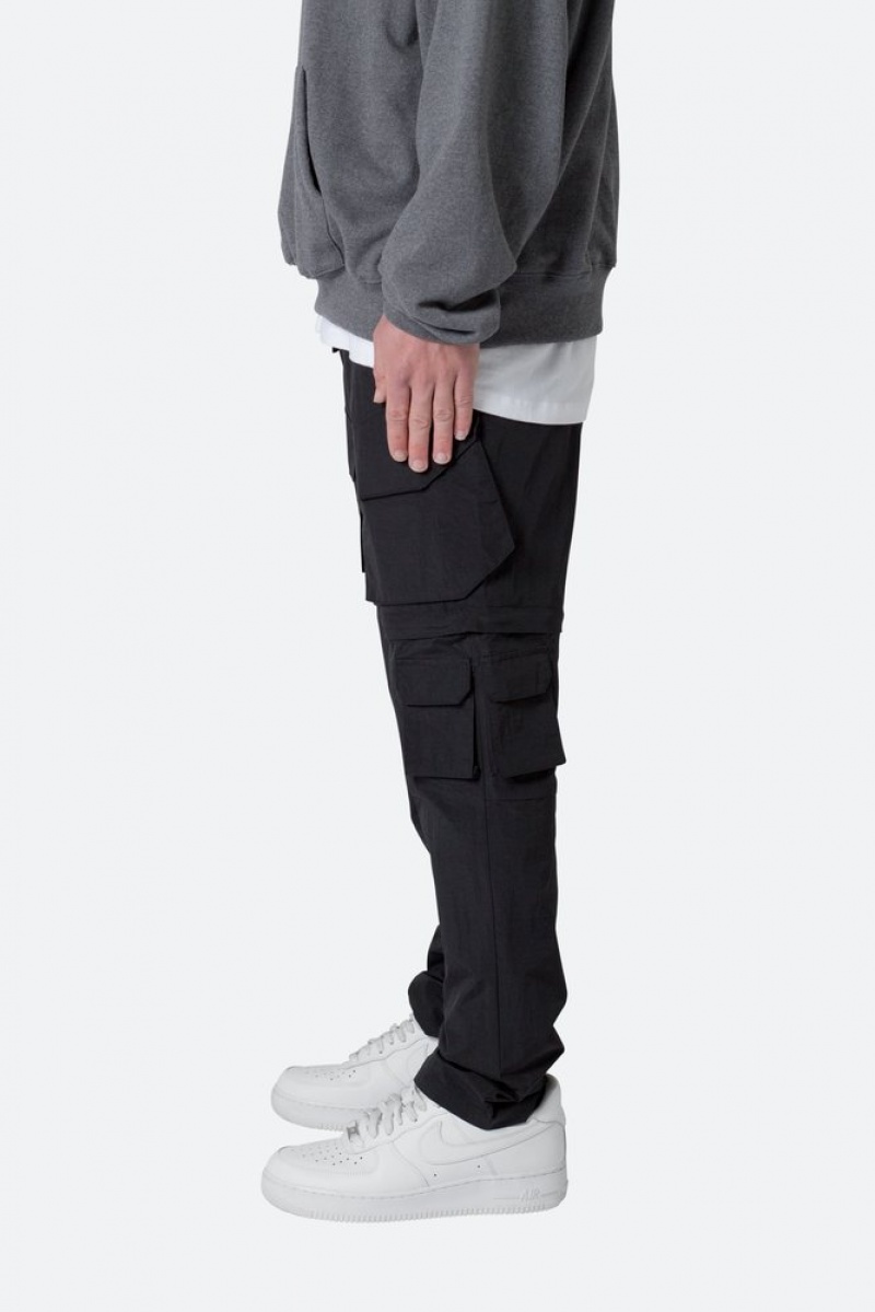 Cargos Mnml Nylon Cargo Traveler Pants Noir  | TMH-2152603