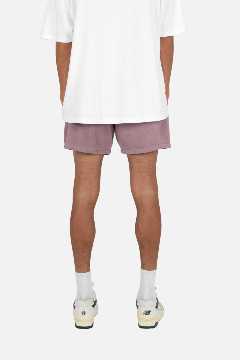 Short Mnml Vintage Washed Sweatshorts Violette Homme | WSL-9779995