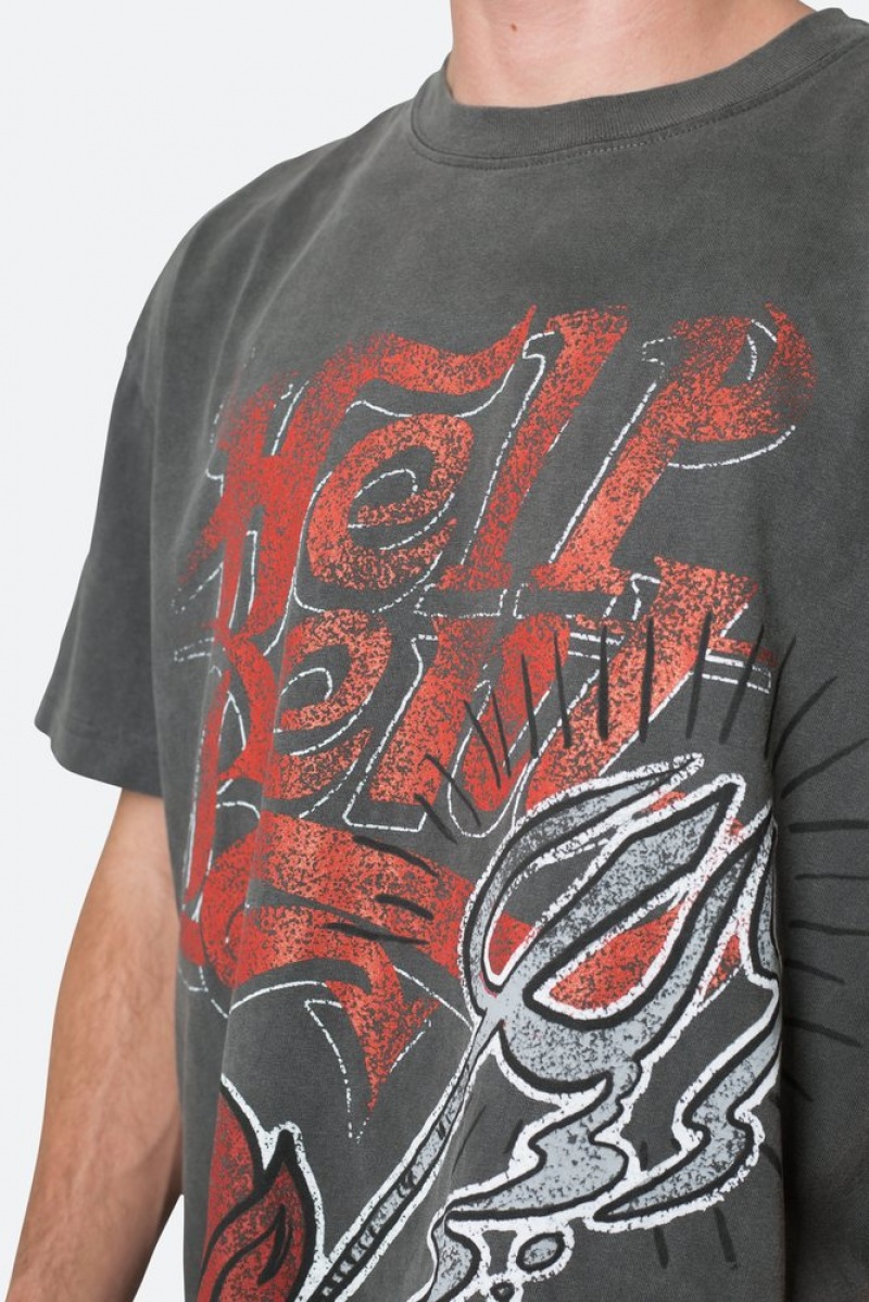 Tees Mnml Hell Bent Tee Noir  | ASK-3719991