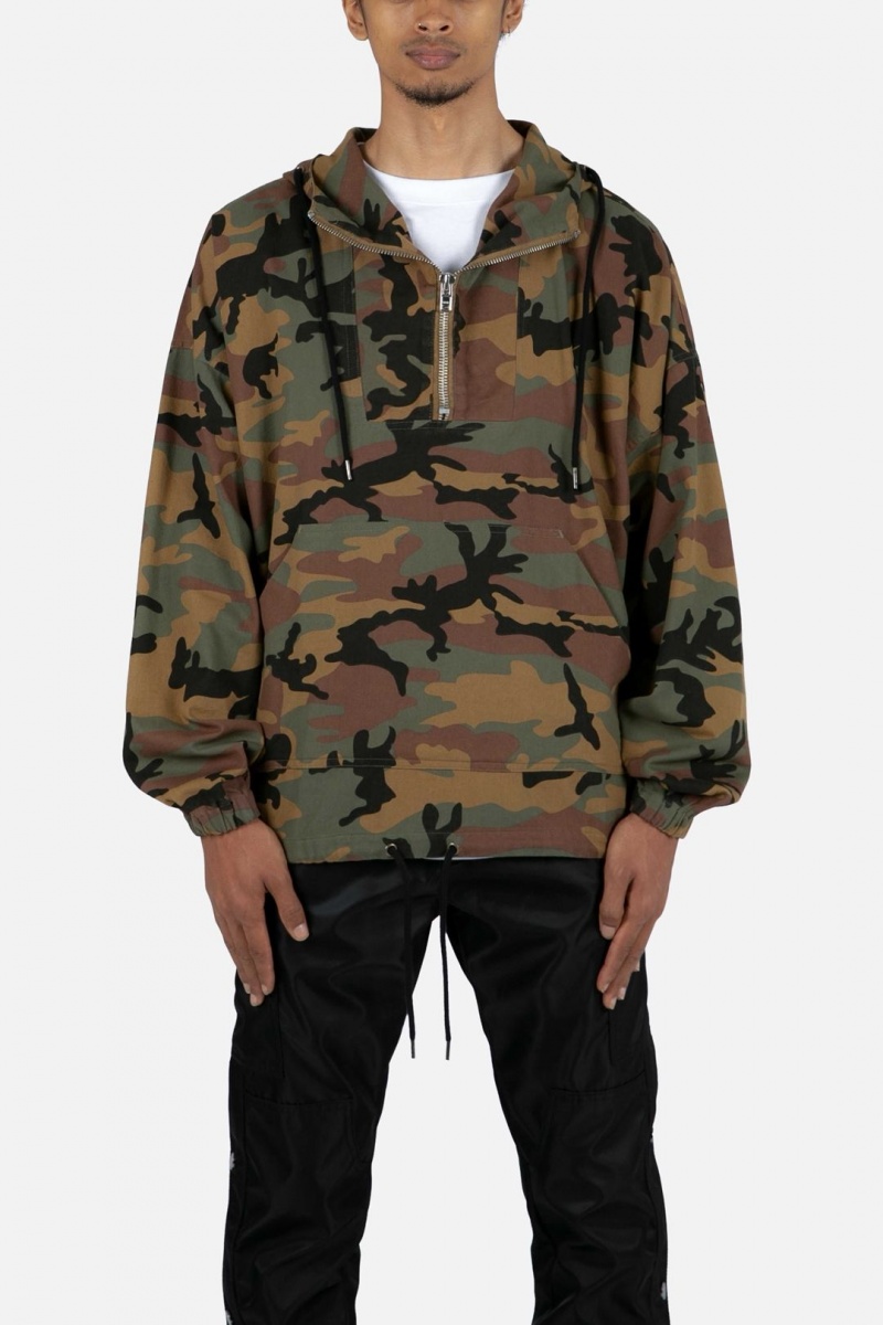 Vestes Mnml Quarter Zip Jacket Camouflage Homme | YQQ-5662029