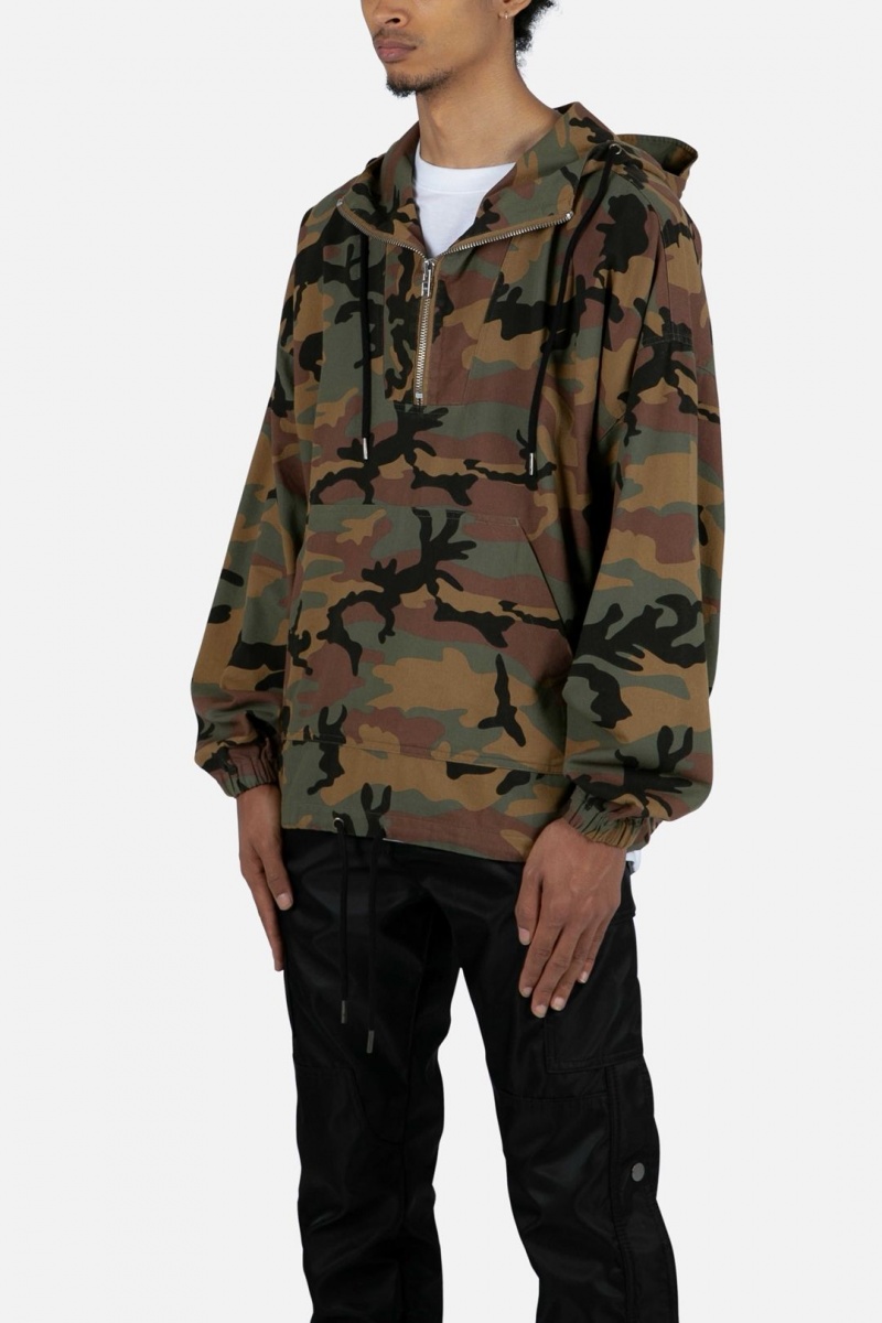 Vestes Mnml Quarter Zip Jacket Camouflage Homme | YQQ-5662029