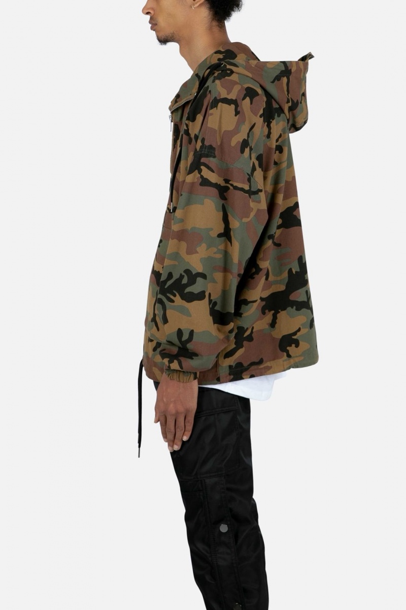 Vestes Mnml Quarter Zip Jacket Camouflage Homme | YQQ-5662029