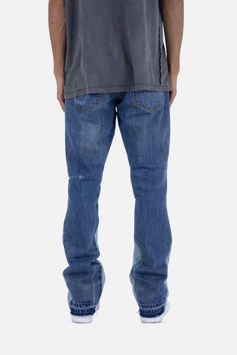 Flare Denim Mnml B118 Travail Flare Denim Bleu Homme | IVB-5943206