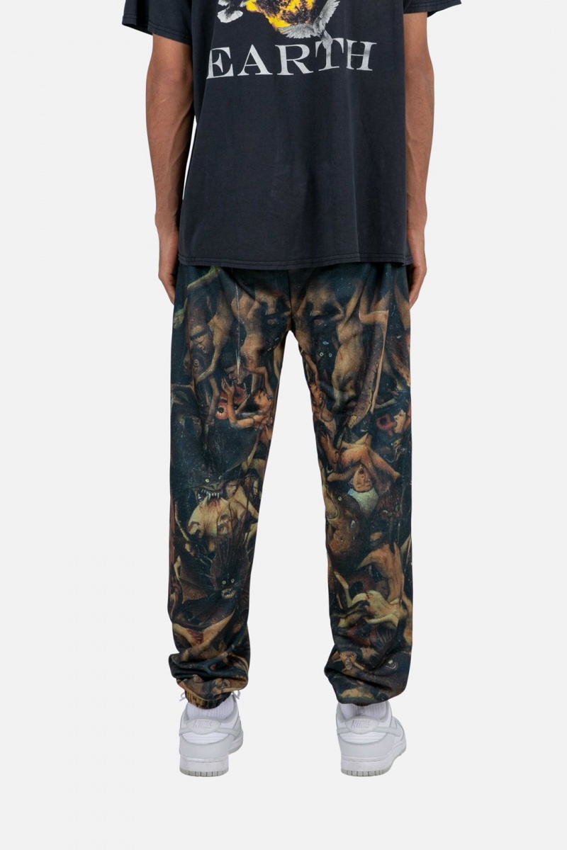 Pantalon Survêtement Mnml Renaissance Sweatpants Black/Brown  | LAN-3968488