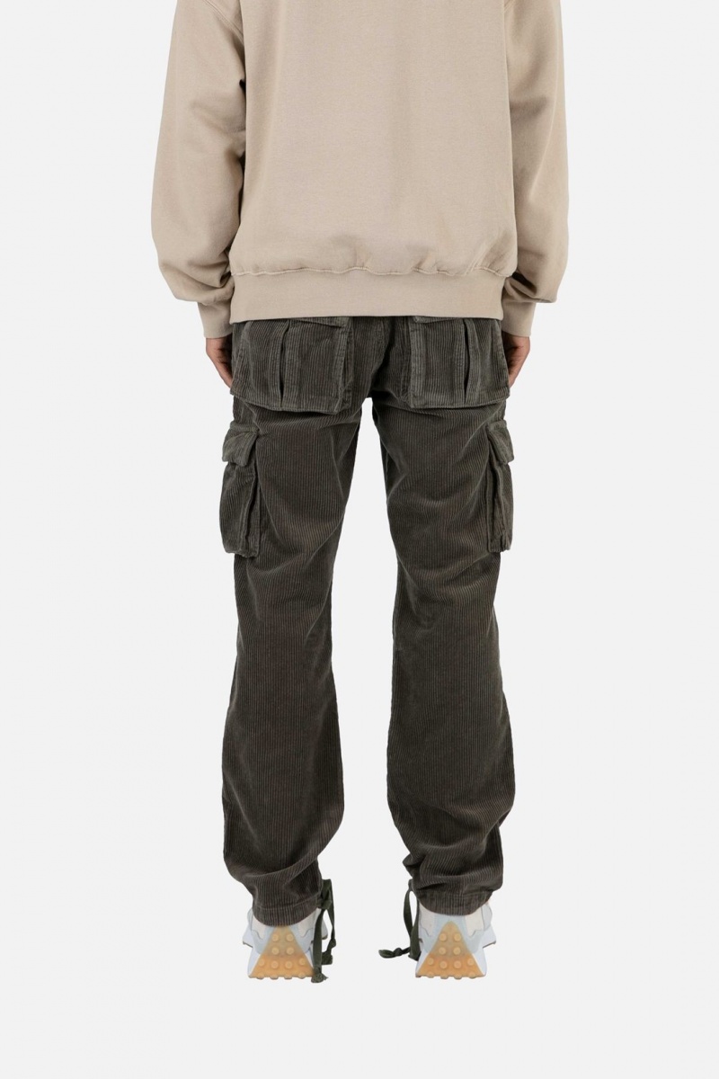 Cargos Mnml Vintage Corduroy Cargo Pants Vert Olive Homme | MQT-4378253