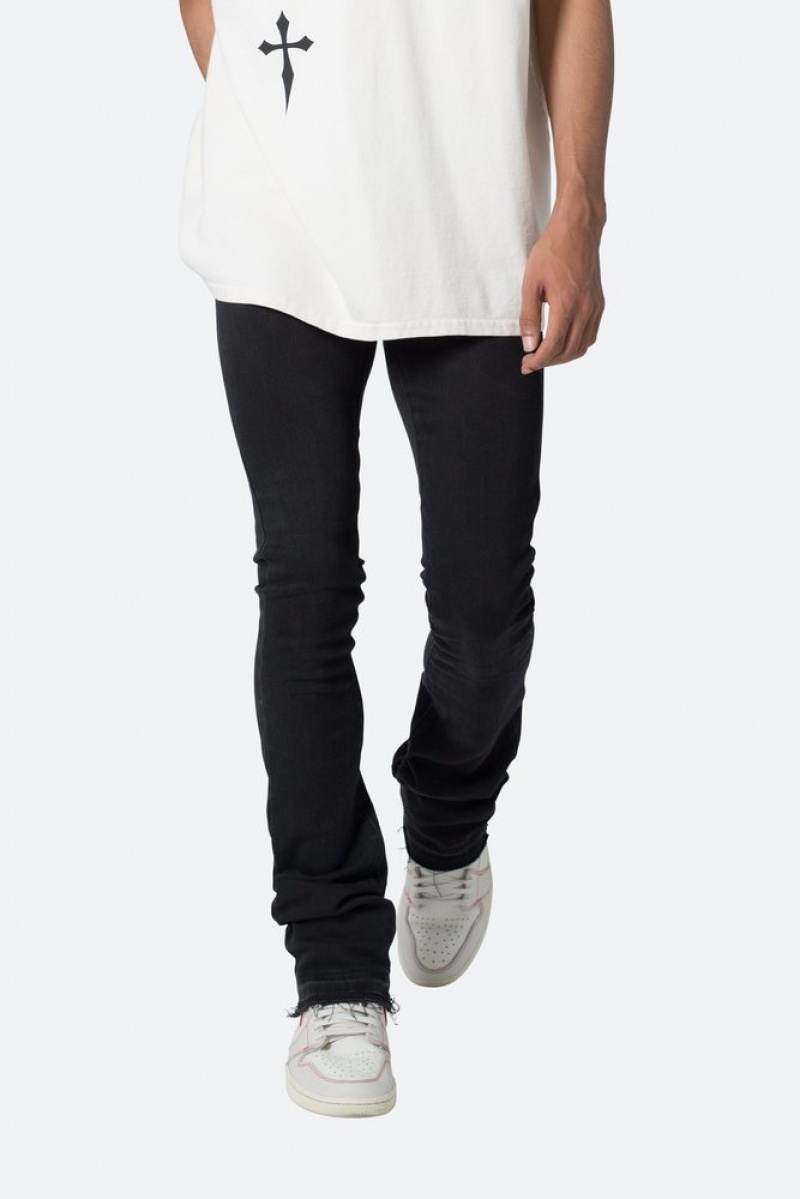 Skinny Denim Mnml X514 Mince Stacked Denim Noir  | GYY-9102954