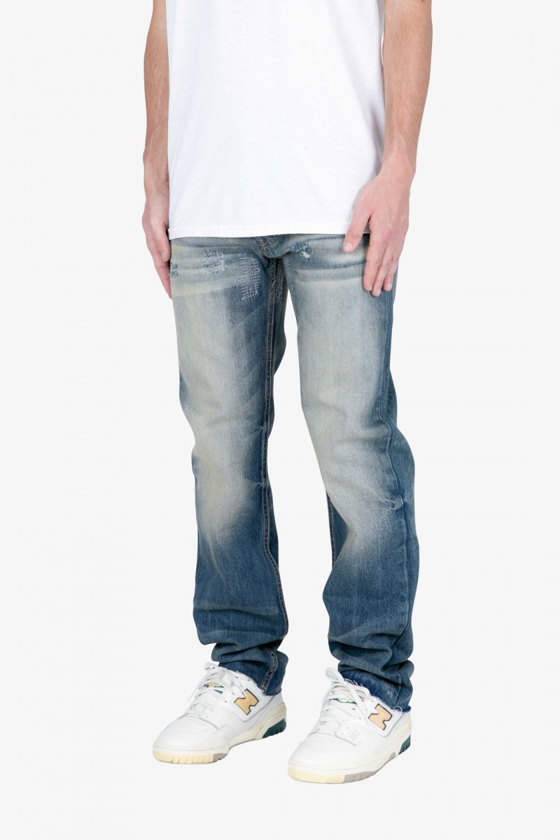 Baggy Denim Mnml V437 Baggy Denim Bleu Homme | WKX-2848007