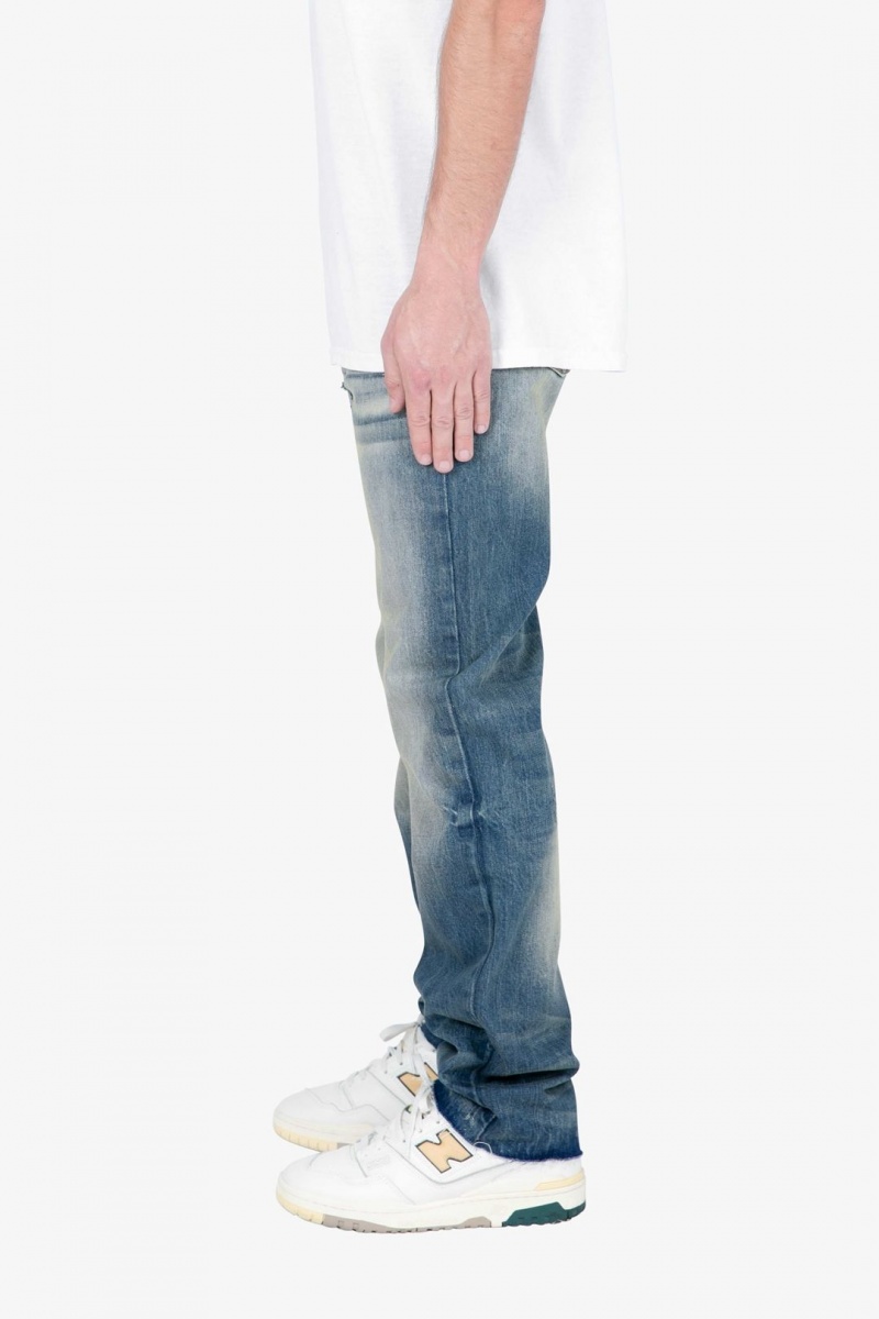 Baggy Denim Mnml V437 Baggy Denim Bleu Homme | WKX-2848007