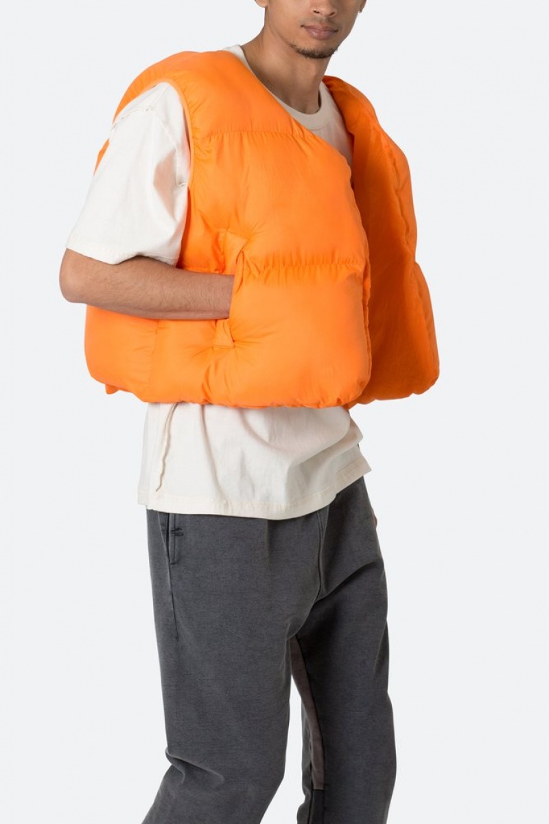 Vests Mnml EZ Puffer Vest Orange  | VWX-0400587