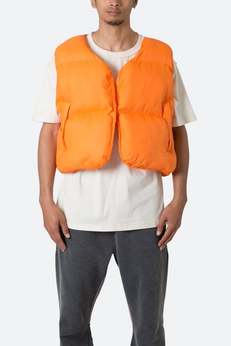 Vests Mnml EZ Puffer Vest Orange  | VWX-0400587