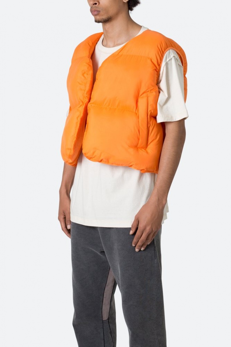 Vests Mnml EZ Puffer Vest Orange  | VWX-0400587