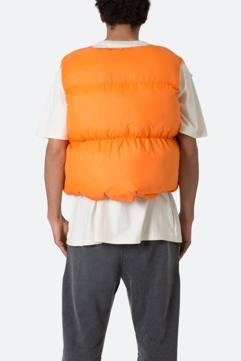 Vests Mnml EZ Puffer Vest Orange  | VWX-0400587