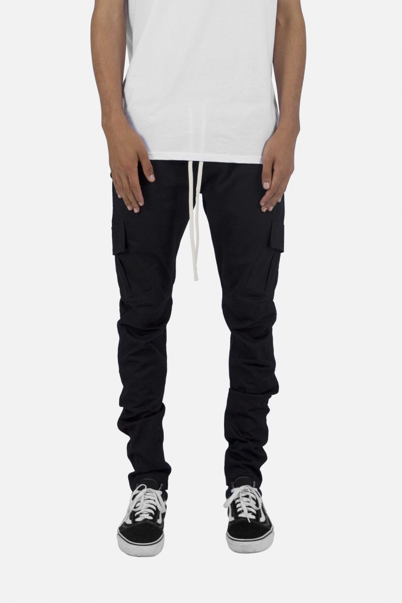 Cargos Mnml Cargo Drawcord II Pants Noir Homme | DAP-1723229