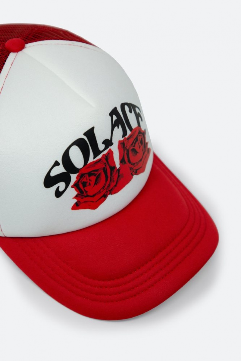 Couvre-chef Mnml Solace Trucker Cap Red/White  | VSK-4382080