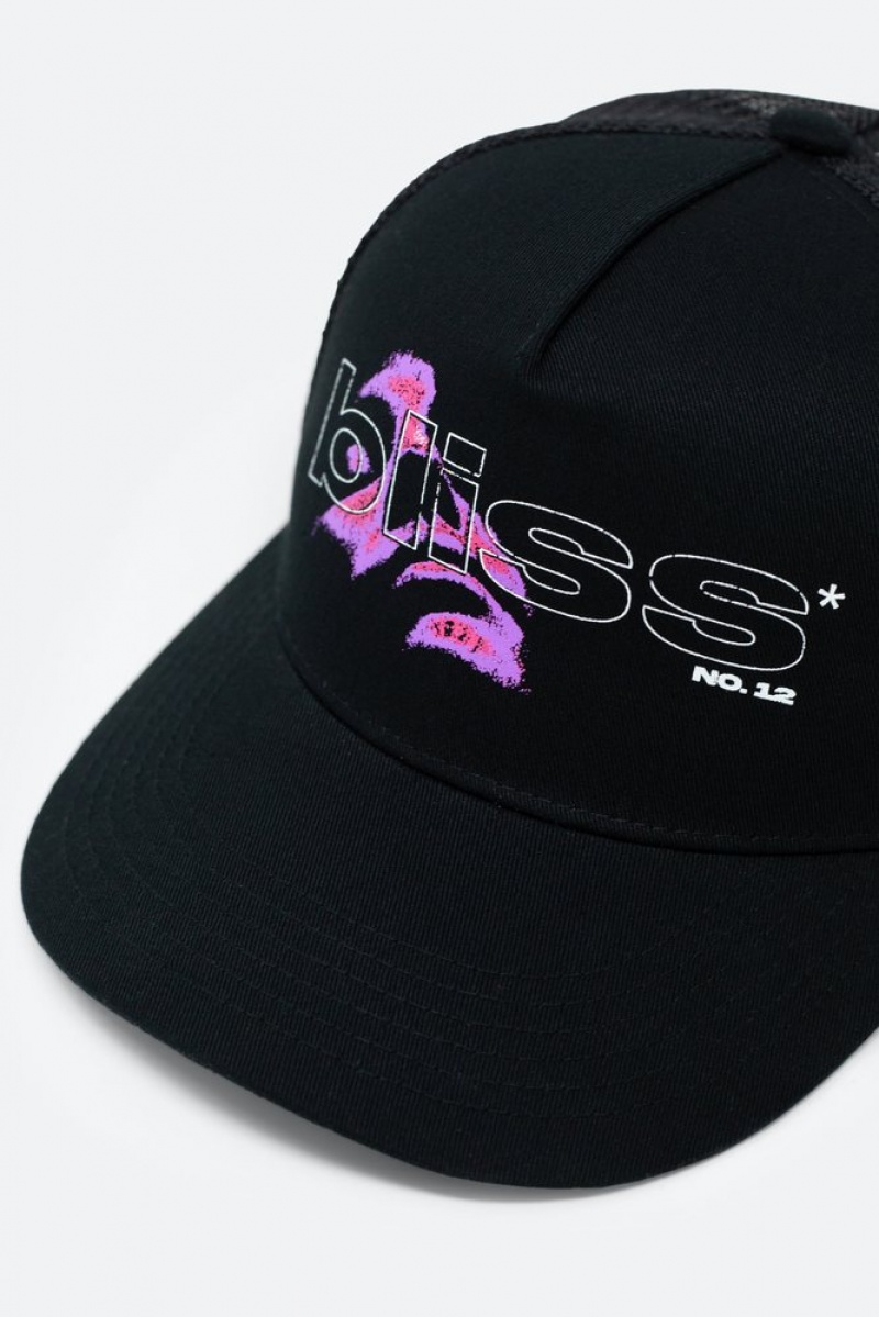 Couvre-chef Mnml Bliss Trucker Hat Black/Purple  | UHU-4757956