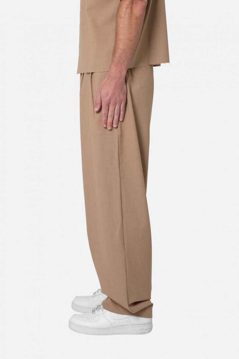 Pants & Chinos Mnml Baggy Trouser Pants Kaki  | MID-5053997